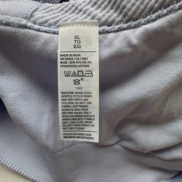 Old Navy Light Support Seamless Ribbed Sports Bra Orchid Purple Size XL NEW - Picture 6 of 6